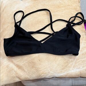 Black Strappy Women's Bralette